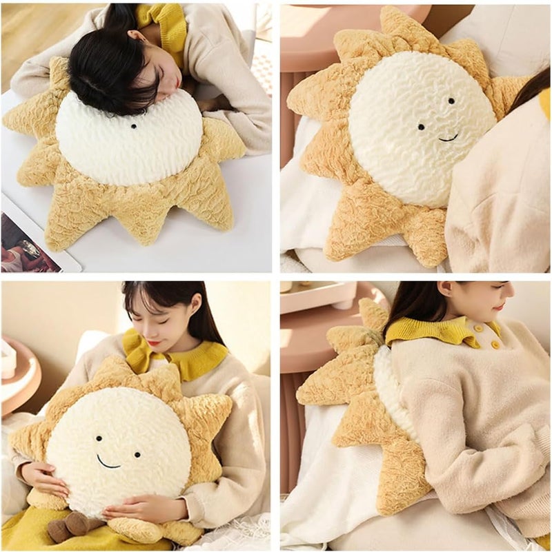 Maxpetus Comfortable Sun Throw Pillow Stars Moon Sofa Cushion Lovely Exquisite Cushion (15.7in, Star) - Image 4